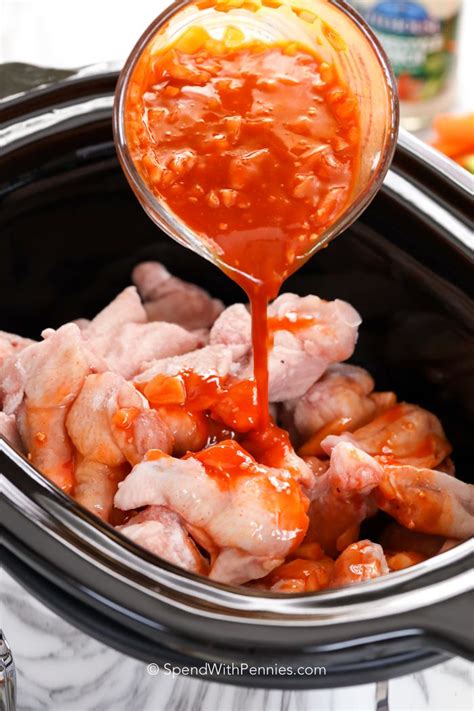 Remove the wings from the oil and drain on kitchen paper. Cooking chicken wings in the slow cooker means less mess and no oil from deep fried chic ...