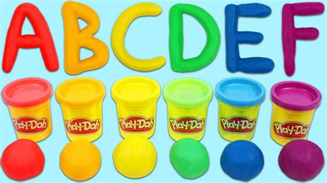 Learn Abcs Alphabet With Play Doh Shape And Learn Letters Playset