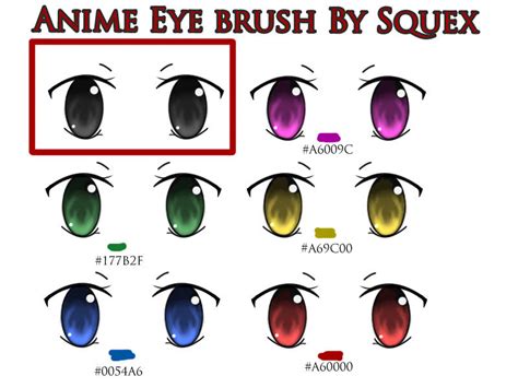 Anime Eye Brush By Squex On Deviantart