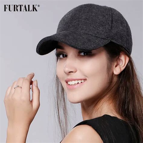 Buy Furtalk Wool Hats For Women Snapback Women Fashion Caps Baseball Cap Spring