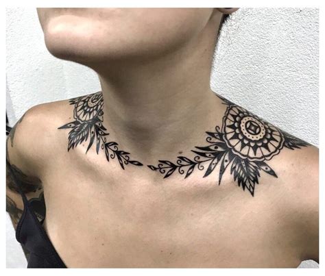 300 Beautiful Chest Tattoos For Women 2020 Girly Designs And Piece Collar Tattoos For Women