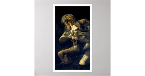 Póster Goya Saturn Que Devora A Su Hijo Zazzlees