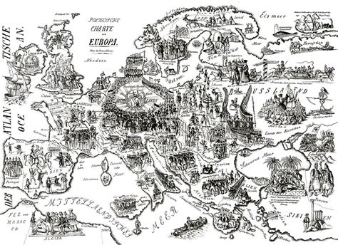 atlas of satirical maps of europe vivid maps