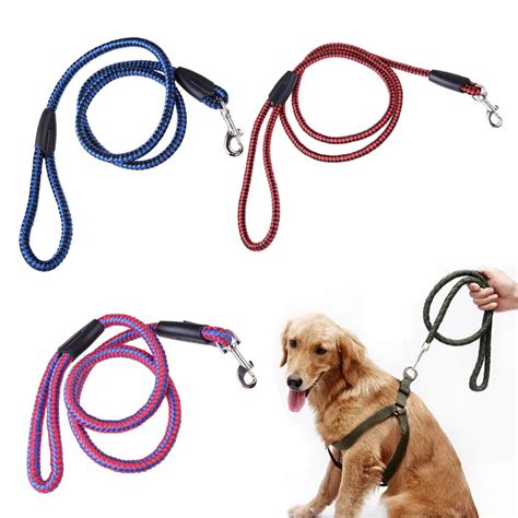 Hight Quality Personazlied Strong Dog Pet Braided Nylon Rope Lead Leash