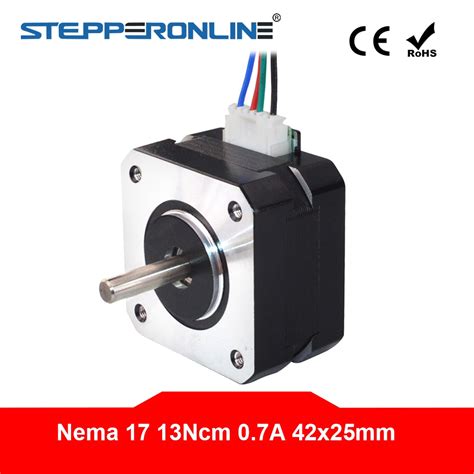 4 Lead Nema 17 Stepper Motor 42 Motor Nema17 Step Motor 07a 25mm 13ncm