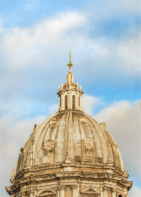 Renaissance Dome Church Rome Italy Stock Image Image Of Outdoor