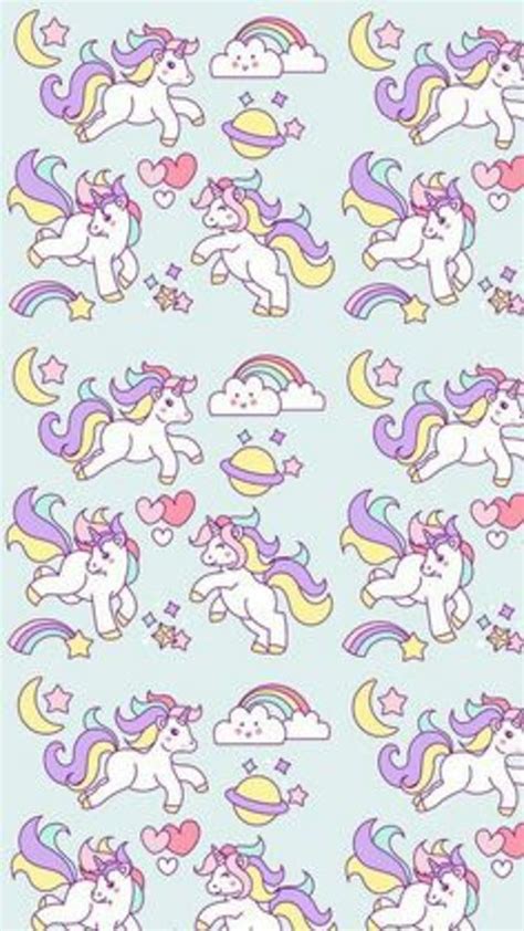 720p Free Download Unicorn Cute Pastels Pattern Rainbow Unicorns