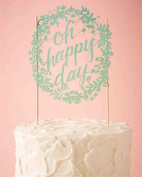 25 Unique Wedding Cake Toppers Martha Stewart Weddings