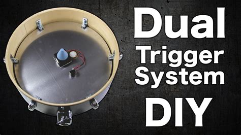 Diy drum trigger conversion, 2 zone brushed aluminum by convertible percussions. Dual Trigger Pad - DIY - YouTube