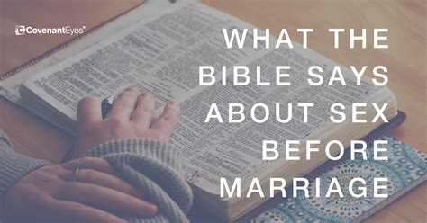 Pre Marital Sex What The Bible Says Covenant Eyes