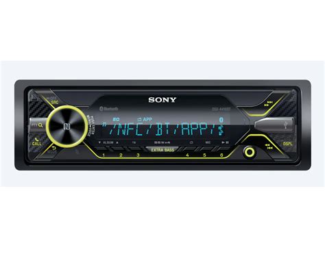 Sony Dsx A 410bt Singledin Usb Aux Indash Radio Digital Bluetooth Media