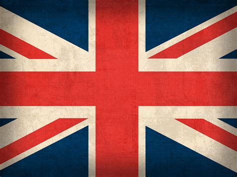 United Kingdom Union Jack England Britain Flag Vintage Distressed