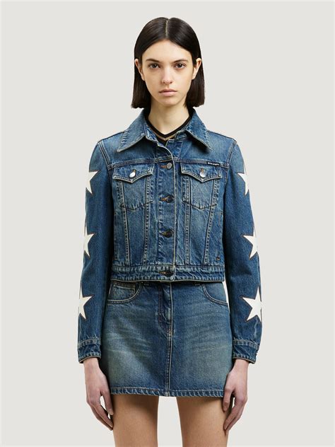 Stars Denim Jacket In Blue Palm Angels Official