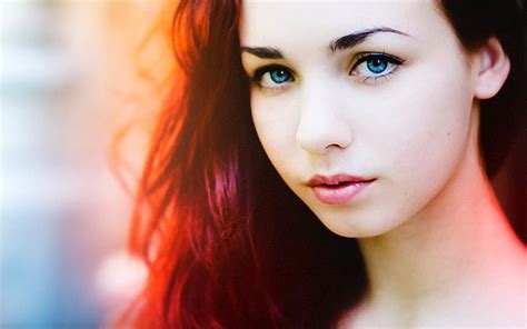 Blue Eyed Redhead Pretty Stunning Redhead Goddess Bonito Adorable Woman Hd Wallpaper
