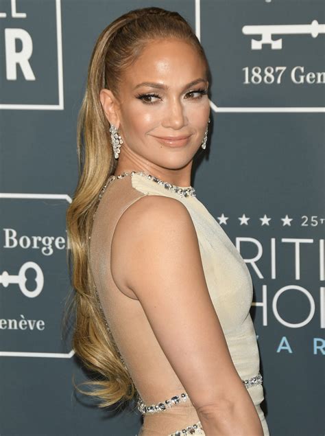 Jennifer Lopez Sexy Big Ass In A Tight Dress At 25th Annual Critics Choice Awards In Santa