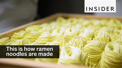 Making the noodles (there are three key ingredients: This is how ramen noodles are made - YouTube