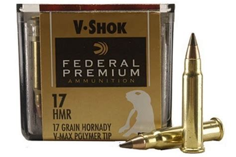 Federal Ammunition 17 Hmr 17 Gr Hornady V Max Vital Shok Vance Outdoors