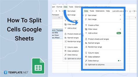 How To Split Cells Google Sheets