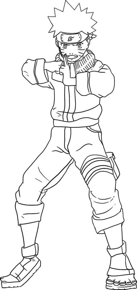 Naruto Uzumaki Coloring Pages - Coloring Home