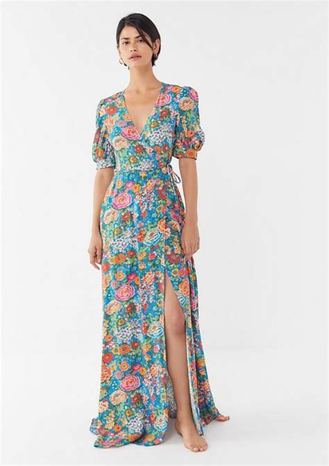 Floral eyelet details on this maxi dress pop against a pink background. 29 Wedding Guest Dresses Our Fashion Editor Is Shopping ...