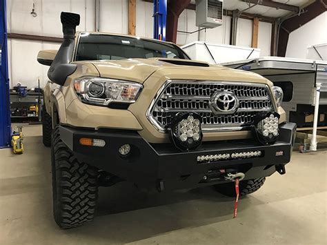 Dobinsons 4×4 Front Winch Bumper For 2016 2018 Toyota Tacoma 4×4 Bare