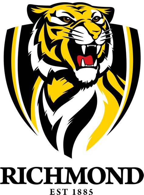 Richmond Logo | Richmond Football Club - Wikipedia | Futebol australiano, Desenhos, Fotos