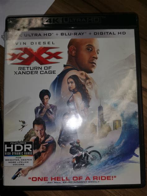 Xxx Return Of Xander Cage 4k Ultra Hd Blu Ray Digital Hd Hobbies And Toys Music And Media Cds