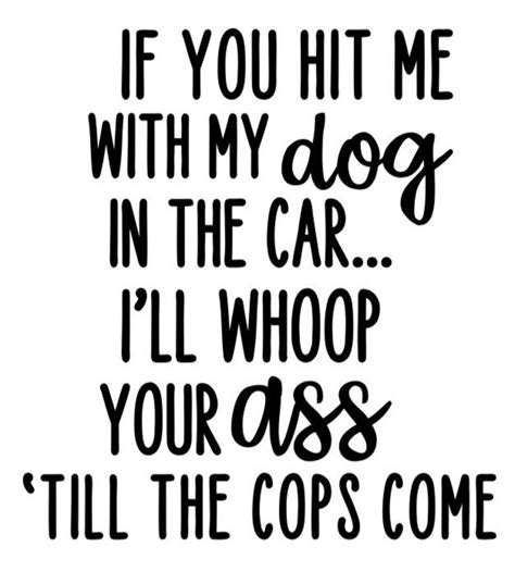 With peter krause, michael c. If you hit me with my dog in the car... Car Decal/ Laptop ...
