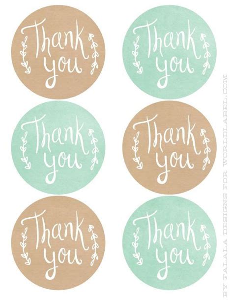 You may also like label templates. Thank You Printable Tags 25 Best Ideas About Thank You ...