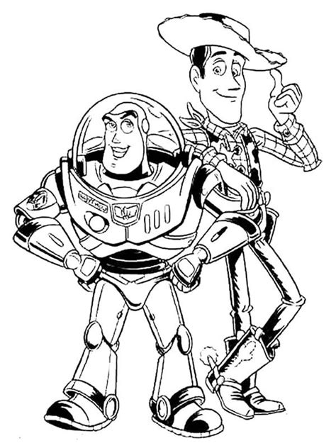 We have lots of toy story coloring pages at allkidsnetwork.com. Woody And Buzz Lightyear Coloring Page | Kids Coloring ...