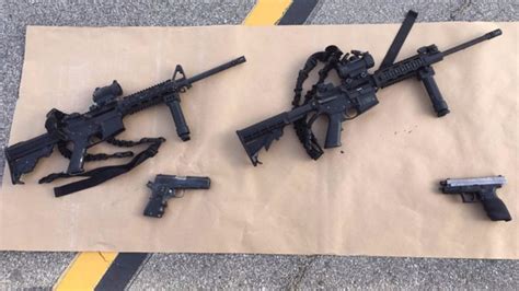 Us Police Release Photos Of Weapons From California Shooting Crime