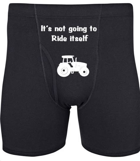 T For Him Funny Farmers Underwear Tractor Lovers Anniversary Present Birthday T