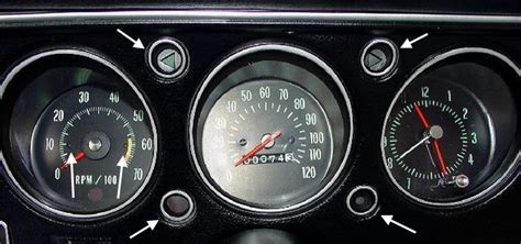 70 72 Ss Dash Detail Which Is Right Team Chevelle