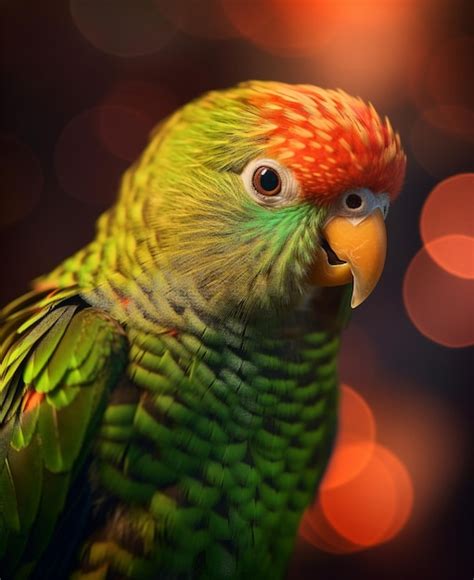 Premium Ai Image Closeup Of Brightly Colored Parrot