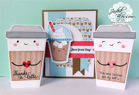 The Cricut Bug Coffee Themed Cards