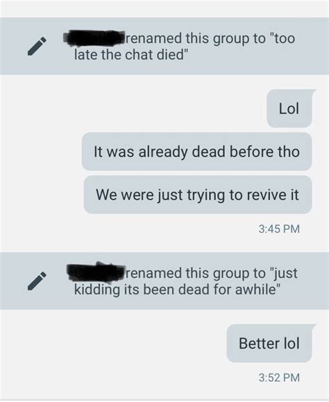 Revive Our Dead Chat Just Kidding Lol Chat