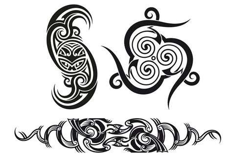 Maori Tattoo Patterns 5x In 2020 Tribal Tattoos Maori Tattoo