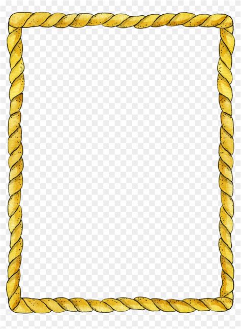 Download Rope Frame Rope Frame Boarders And Frames Png Photo