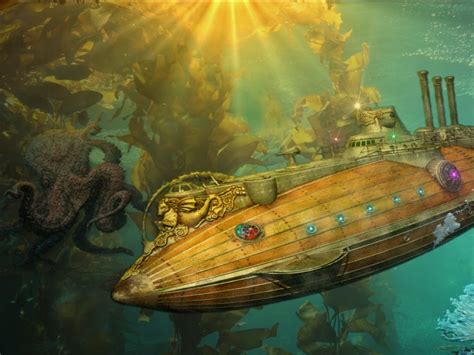 Download Wallpapers Download 1280x960 Submarine The Nautilus 20000