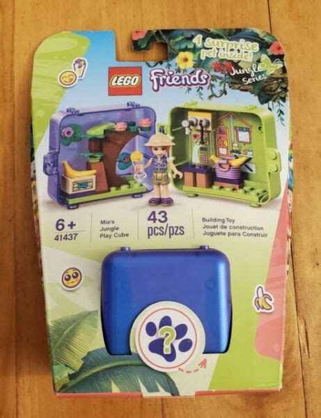 Lego Friends Mia S Jungle Play Cube 41437 For Sale Online Ebay