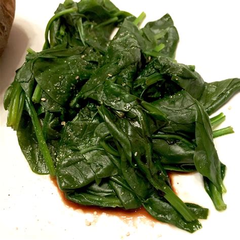 Organic Steamed Spinach With Balsamic Vinegar * Zesty Olive - Simple ...
