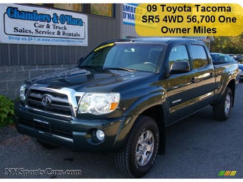 2009 Toyota Tacoma V6 Double Cab 4x4 In Timberland Green Mica Photo 12