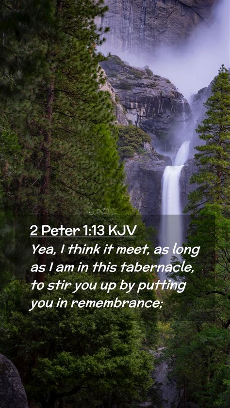 2 Peter 113 Kjv Mobile Phone Wallpaper Yea I Think It Meet As Long