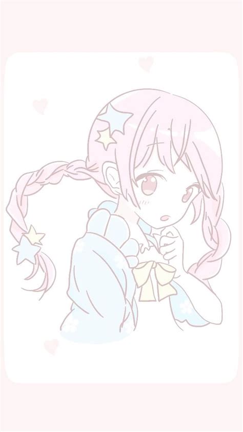 Anima Kawaii Illustration Pastel Cute Anime Chibi Kawaii Anime Girl