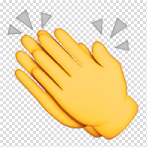 Free Download Clapping Emoji Applause Emoticon Emoji Transparent