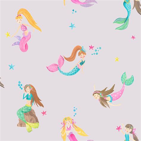 Mermaid For Kids Wallpapers Wallpaper Cave