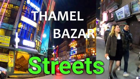 thamel streets nightlife in kathmandu nepal youtube