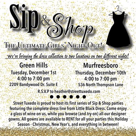 sip and shop event the ultimate girls night out the pink bride girls night out girls