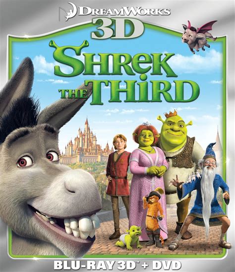 Shrek The Third Two Disc Blu Ray 3ddvd Combo Mike Myers