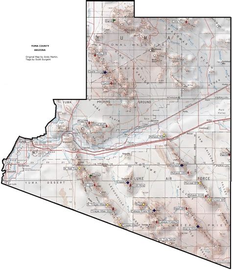 Yuma County Arizona Map